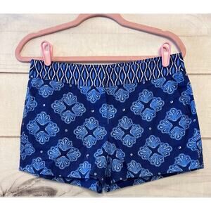 Vineyard Vines Shell Print Shorts Bimini Blue / White Size 2 #2H0082